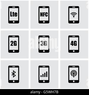 3G und 4G LTE-Technologie Stock Vektor