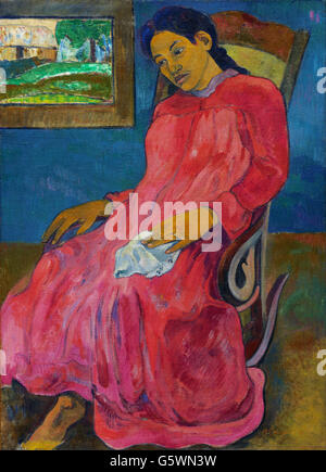 Paul Gauguin - Faaturuma (melancholisch)- Stockfoto