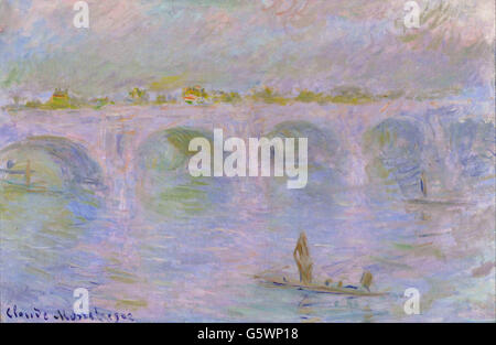 Claude Monet - Waterloo Bridge in London- Stockfoto