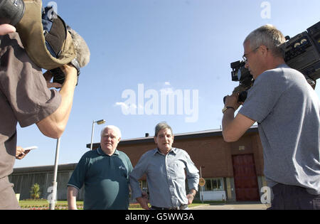 Billy macht & Frank Johnson (R) Stockfoto