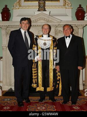 Lord Mayor es Abendessen Brown & George Stockfoto