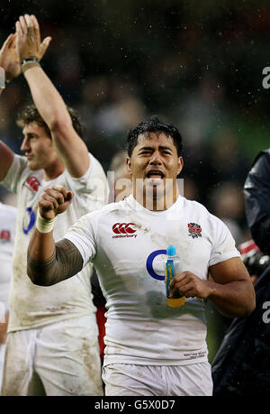 Rugby-Union - RBS 6 Nations Championship 2013 - Irland / England - Aviva Stadium Stockfoto