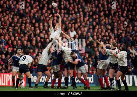 Rugby Union 5 Nations Championship... Schottland V Frankreich bei Murrayfield Stockfoto