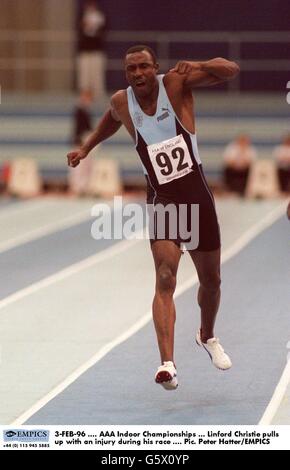 AAA Indoor Leichtathletik Champs Stockfoto