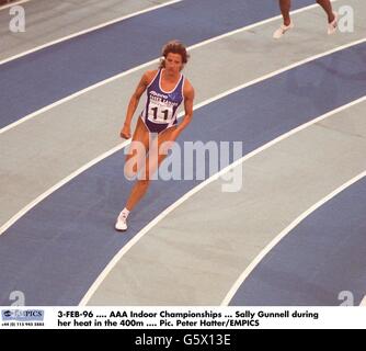 AAA Indoor Leichtathletik Champs Stockfoto