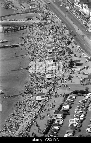 Clacton-on-Sea Massen Stockfoto