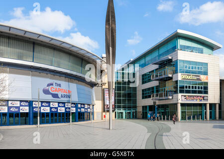 Capital FM Arena, früher bekannt als Nottingham Arena, Sitz innerhalb der National Ice Centre, Nottingham, England, UK Stockfoto