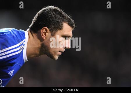 Fußball - UEFA Europa League - 16. Runde - Erstes Bein - Tottenham Hotspur gegen Olympique Lyonnais - White Hart Lane. Remy Vercoutre, Torhüter von Lyon Stockfoto