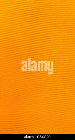 Orange Baumwolle Stoff Textur, abstrakten Hintergrund Stockfoto