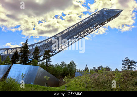 Neuen Holmenkollen Sprungschanze Oslo Norwegen Stockfoto
