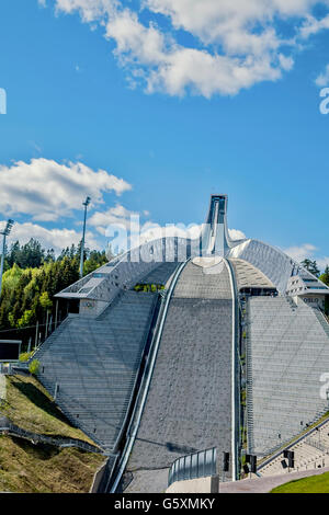 Neuen Holmenkollen Sprungschanze Oslo Norwegen Stockfoto