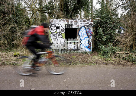 Bristol & Bad Eisenbahn Weg Stockfoto