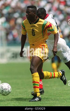 FUSSBALL - AFRICAN CUP OF NATIONS 3. Platz Play off - Ghana V Sambia. Ibrahim Tanko, Ghana Stockfoto