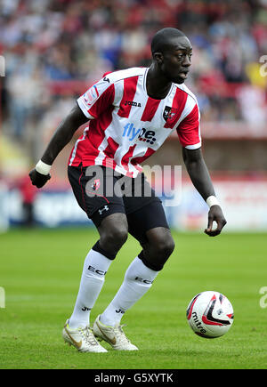 Fußball - Npower Football League Two - Exeter City V York City - St James' Park Stockfoto