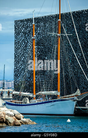 Les Voiles du Vieux-Port Stockfoto