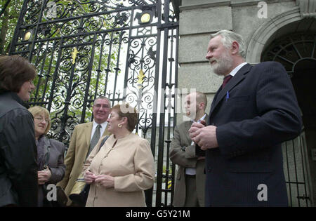 Martin Ferris T.D  & Joe O'Donnell (C) Stockfoto