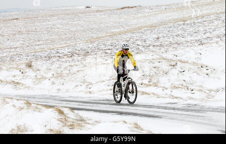 Winter-Wetter - März Stockfoto