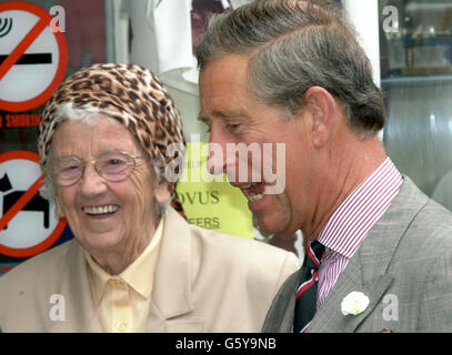 Prinz von Walea Tour von Wales Stockfoto