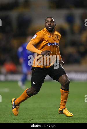 Wolverhampton Wanderers Sylvan Ebanks-Blake beim npower Football League Championship-Spiel in Molineux, Wolverhampton. Stockfoto