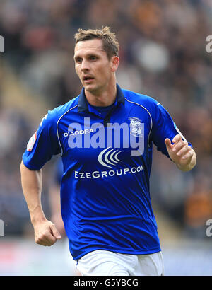 Fußball - npower Football League Championship - Hull City / Birmingham City - KC Stadium. Peter Lovenkrands, Birmingham City Stockfoto