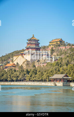 Der Sommerpalast in Peking Stockfoto