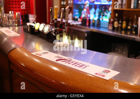 Rugby-Union - Eröffnung des Sevens Bar - Marriott Hotel Stockfoto