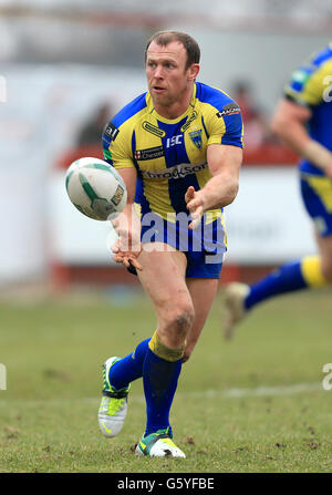 Rugby League - Stobart Super League - Hull Kingston Rovers gegen Warrington Wolves - Craven Park. Micky Higham, Warrington Wolves Stockfoto