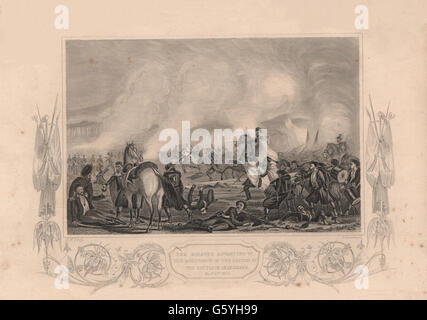 KRIMKRIEG: Zuaven helfen die Briten. Schlacht von Inkerman 5. November 1854, 1860 Stockfoto