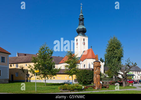 Kirche in Grossschoenau, Waldviertel, Wald Viertel, Niederösterreich, Österreich, Europa Stockfoto