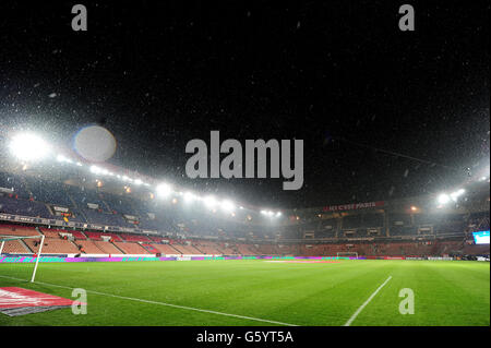 Fußball - Ligue One - Paris Saint-Germain / Olympique de Marseille - Parc des Princes. Allgemeiner Blick auf den Parc des Princes vor dem Spiel Stockfoto