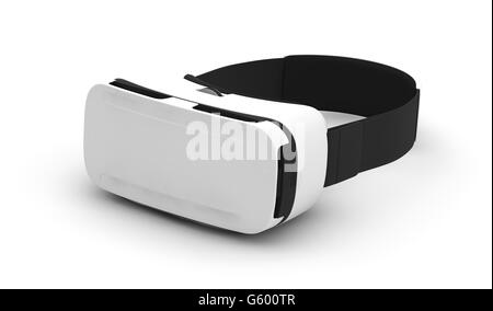 3D-Rendering Vr Brille isoliert Stockfoto