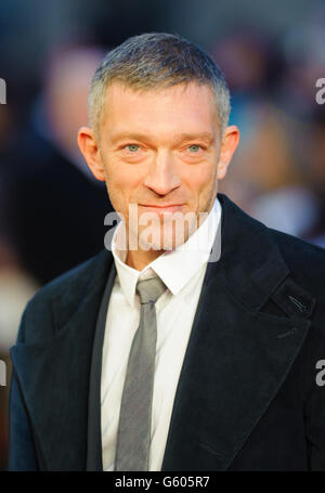 Trance Weltpremiere - London. Vincent Cassel bei der Weltpremiere von Trance, im Odeon West End, am Leicester Square, London. Stockfoto