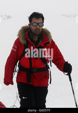 Walking mit The Wounded training Stockfoto