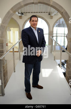 Mario Ferreira, CEO von DouroAzul, am Hauptsitz von DouroAzul in Porto, Portugal. Stockfoto