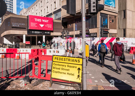 Ehemalige Paradise Circus Sanierung, Birmingham, West Midlands, England, U.K Stockfoto