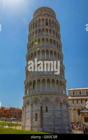 Der schiefe Turm von Pisa in Italien Stockfoto