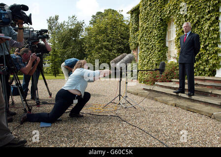 Ehemaligen konservativen Parteivorsitzenden David Davis Stockfoto