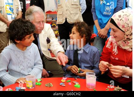 Königlicher Besuch in den Nahen Osten - Tag3 Stockfoto