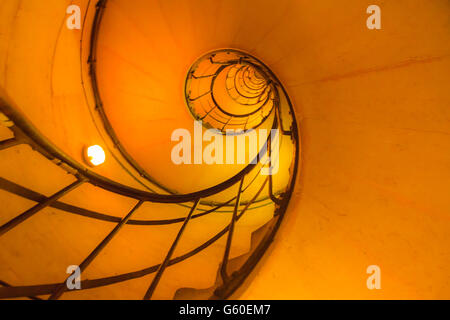 Spindeltreppen Stockfoto