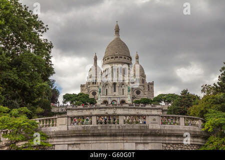 Sacre Couer Kirche in Paris Stockfoto