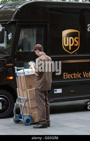 Ups United Parcel Service Boeing757 200 Frachter Auf Final Ansatz