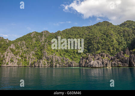 Die Lagunen von Coron Insel Palawan Philippinen Stockfoto