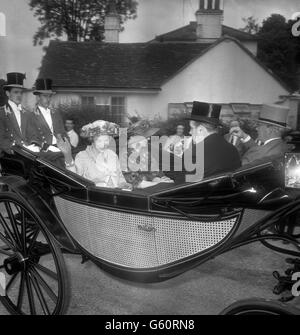 Niederländische Royalty - Prinzessin Beatrix der Niederlande - Royal Ascot Stockfoto