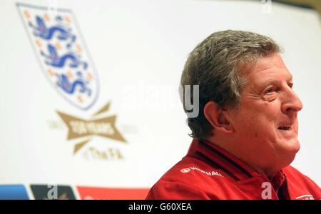 Fußball - 2014 World Cup Qualifier - Gruppe H - sanmarino V England - England-Pressekonferenz - Best Western Palace Hotel Stockfoto