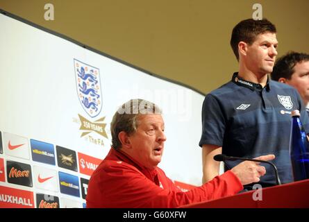 Fußball - 2014 World Cup Qualifier - Gruppe H - sanmarino V England - England-Pressekonferenz - Best Western Palace Hotel Stockfoto