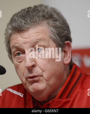 Fußball - 2014 World Cup Qualifier - Gruppe H - sanmarino V England - England-Pressekonferenz - Best Western Palace Hotel Stockfoto