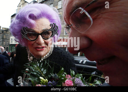 Dame Edna Everage Abschiedstournee Stockfoto