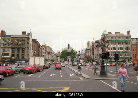 Sehenswürdigkeiten - O' Connell Street, Dublin Stockfoto