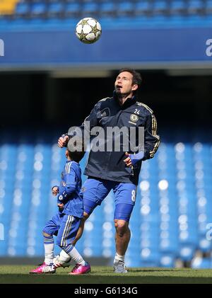 Fußball - FA Cup - Viertelfinale - Replay - Chelsea gegen Manchester United - Stamford Bridge. Frank Lampard, Chelsea Stockfoto