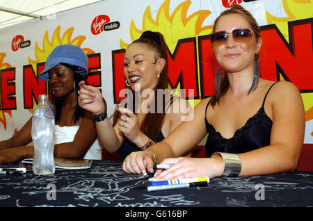 Sugababes V2002 Musikfestival Stockfoto
